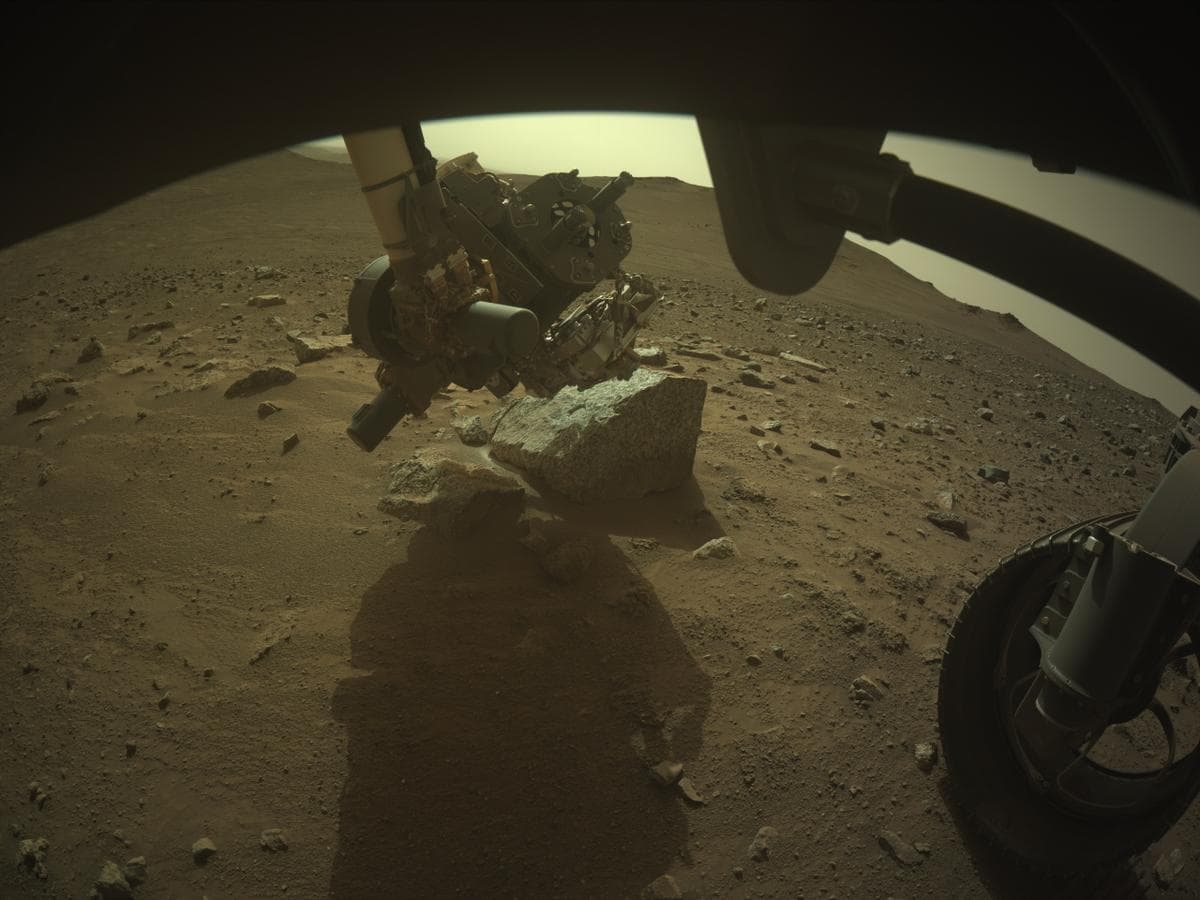 Mars rover photo