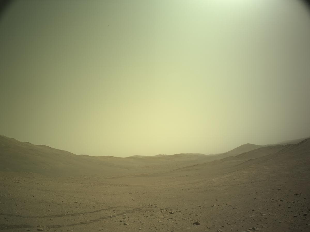 Mars image captured by NAVCAM_LEFT on Perseverance