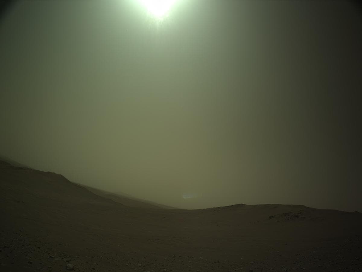 Mars image captured by NAVCAM_LEFT on Perseverance