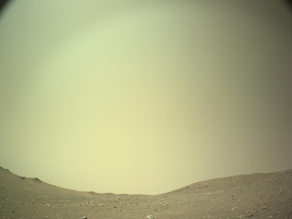 Mars image captured by NAVCAM_LEFT on Perseverance