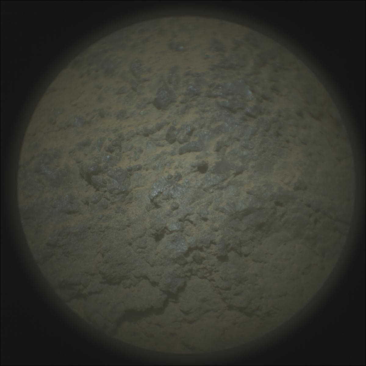 Mars image captured by SUPERCAM_RMI on Perseverance
