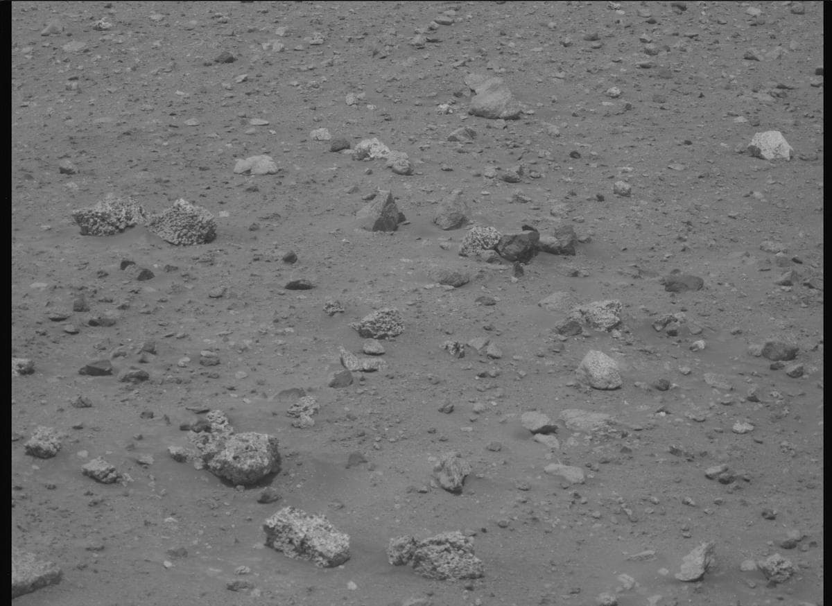 Mars image captured by MCZ_LEFT on Perseverance