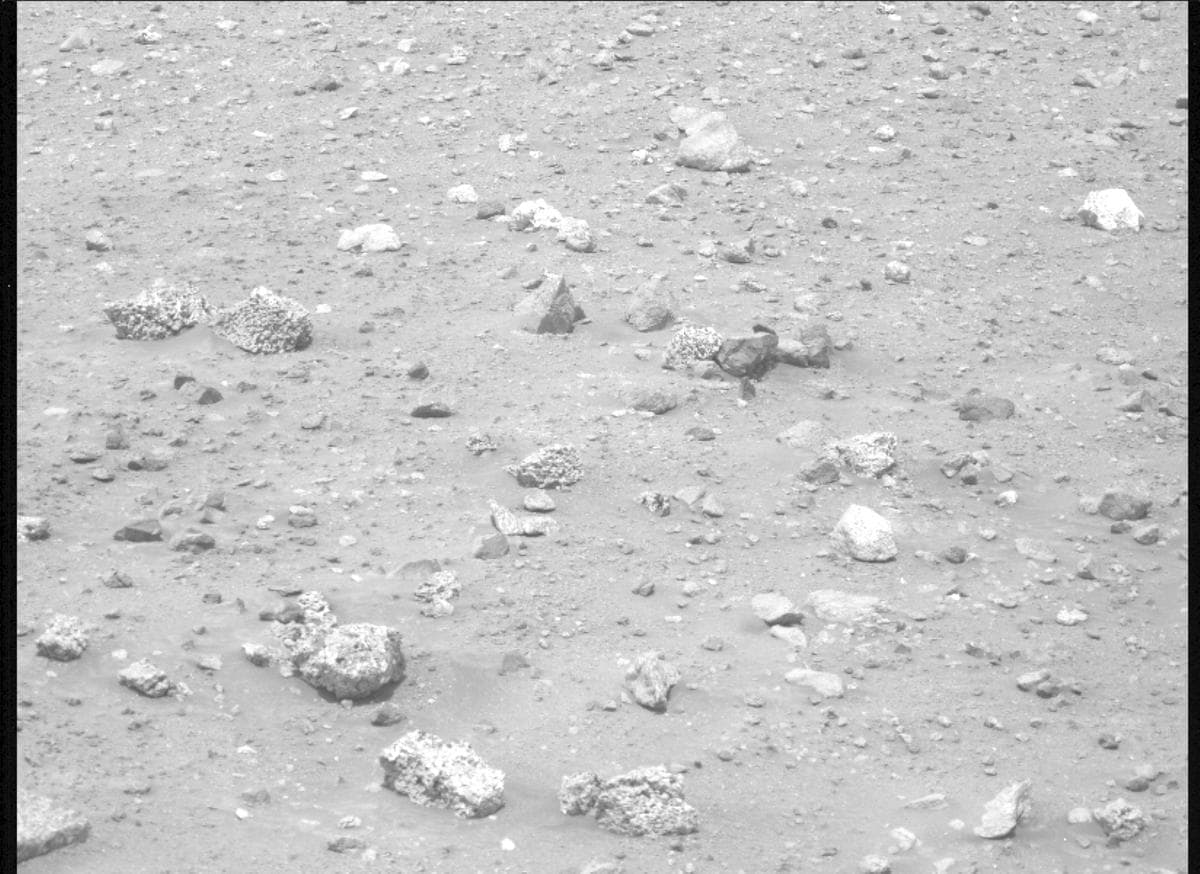 Mars image captured by MCZ_LEFT on Perseverance