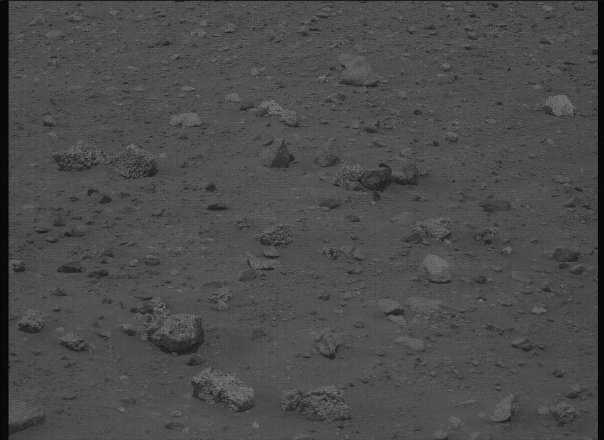 Mars image captured by MCZ_LEFT on Perseverance