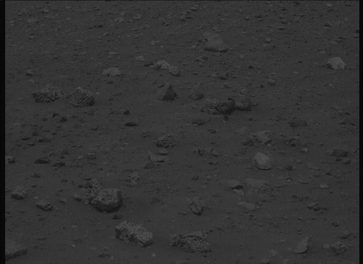 Mars image captured by MCZ_LEFT on Perseverance
