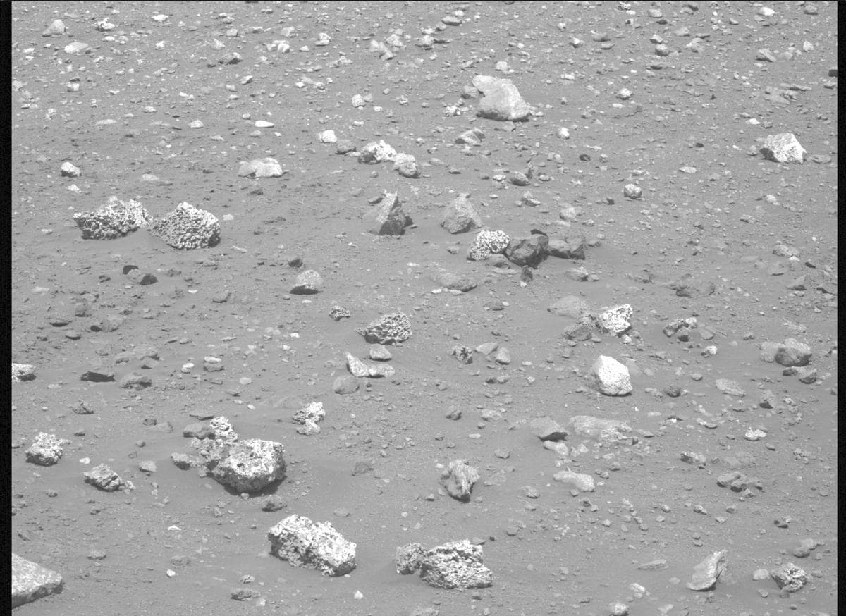 Mars image captured by MCZ_LEFT on Perseverance