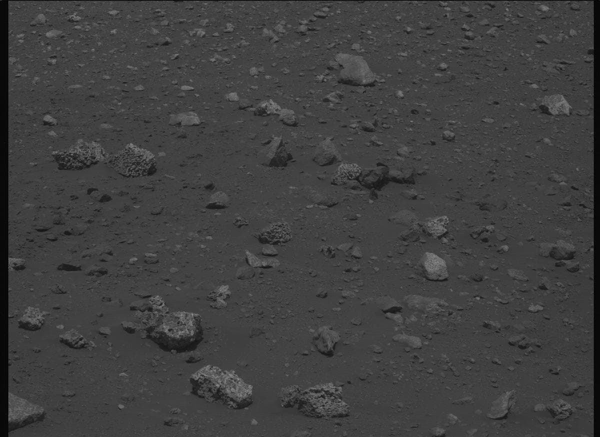 Mars image captured by MCZ_LEFT on Perseverance