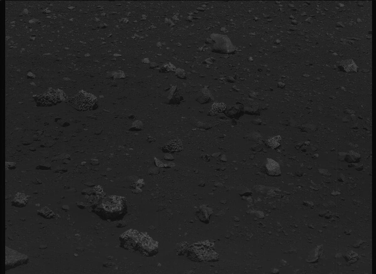 Mars image captured by MCZ_LEFT on Perseverance