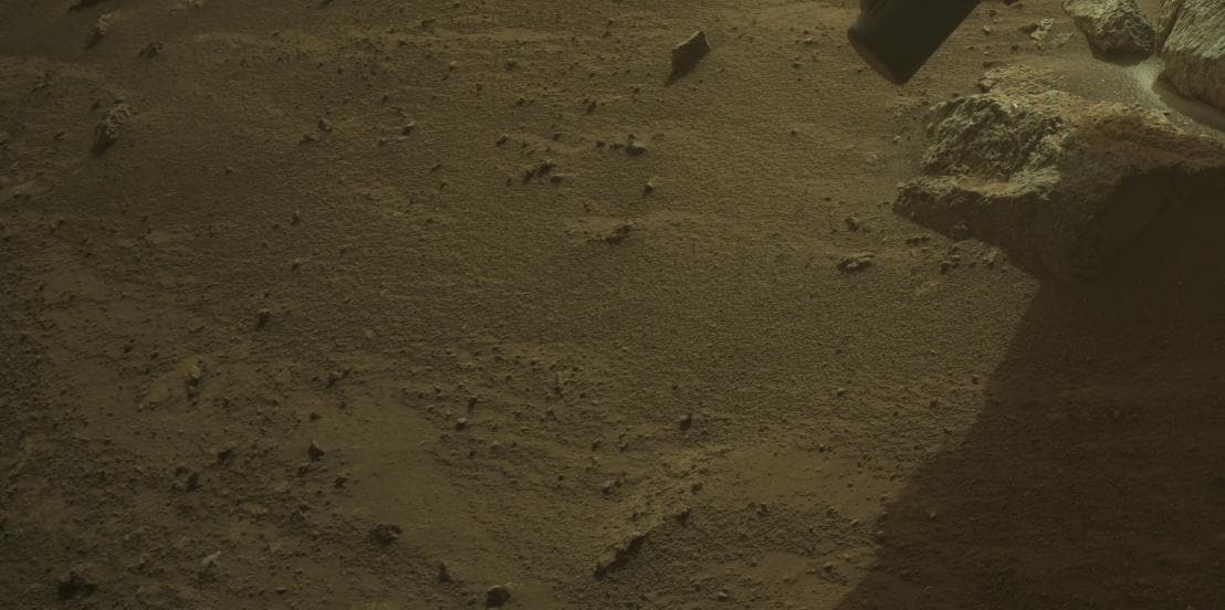 Mars image captured by FRONT_HAZCAM_RIGHT_A on Perseverance