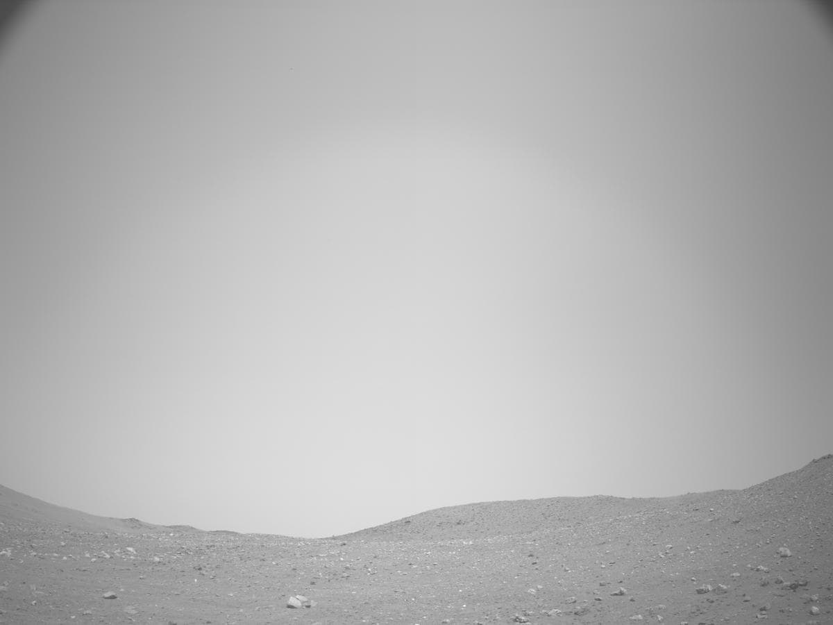 Mars image captured by NAVCAM_LEFT on Perseverance