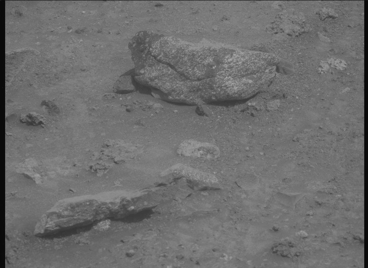 Mars image captured by MCZ_LEFT on Perseverance