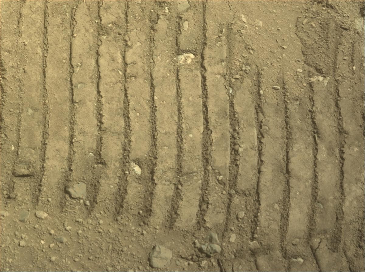 Mars image captured by FRONT_HAZCAM_LEFT_A on Perseverance