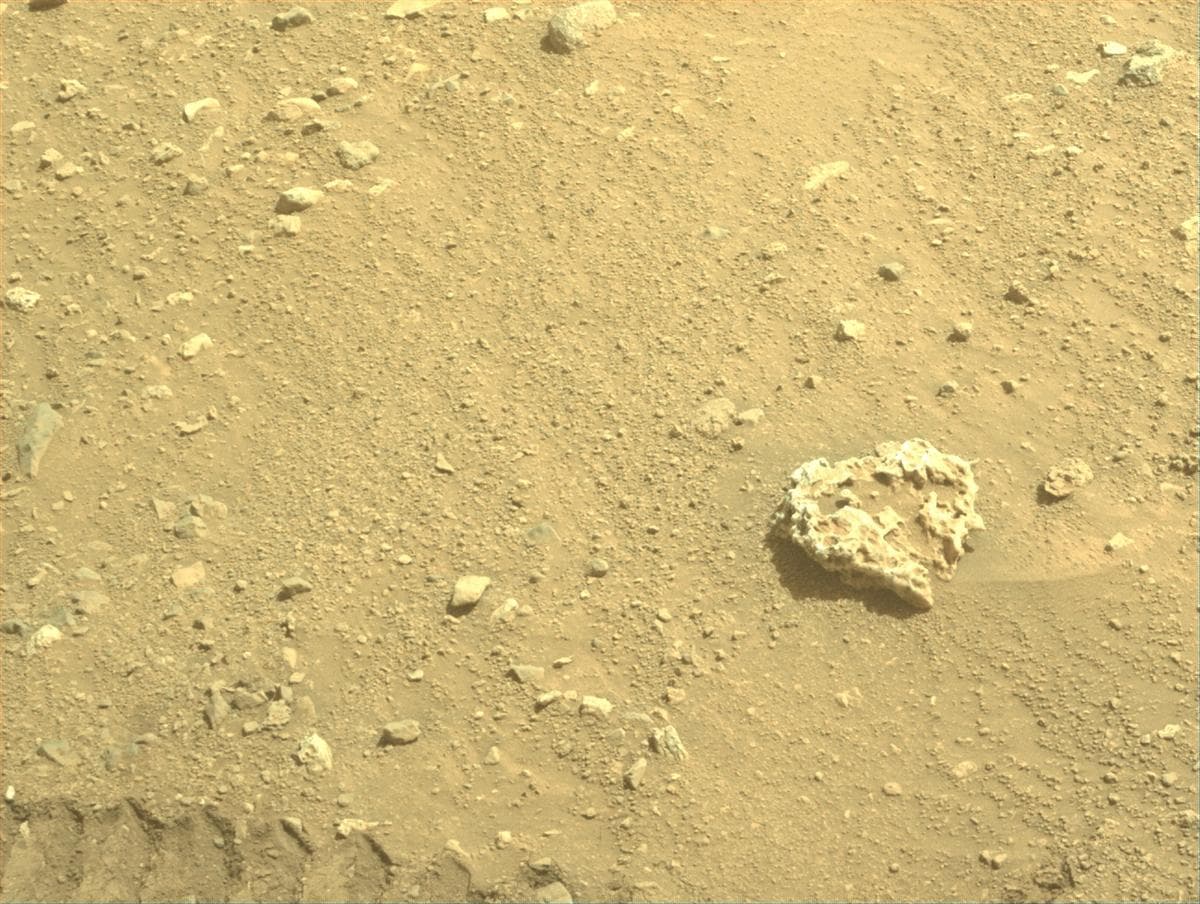 Mars image captured by FRONT_HAZCAM_RIGHT_A on Perseverance