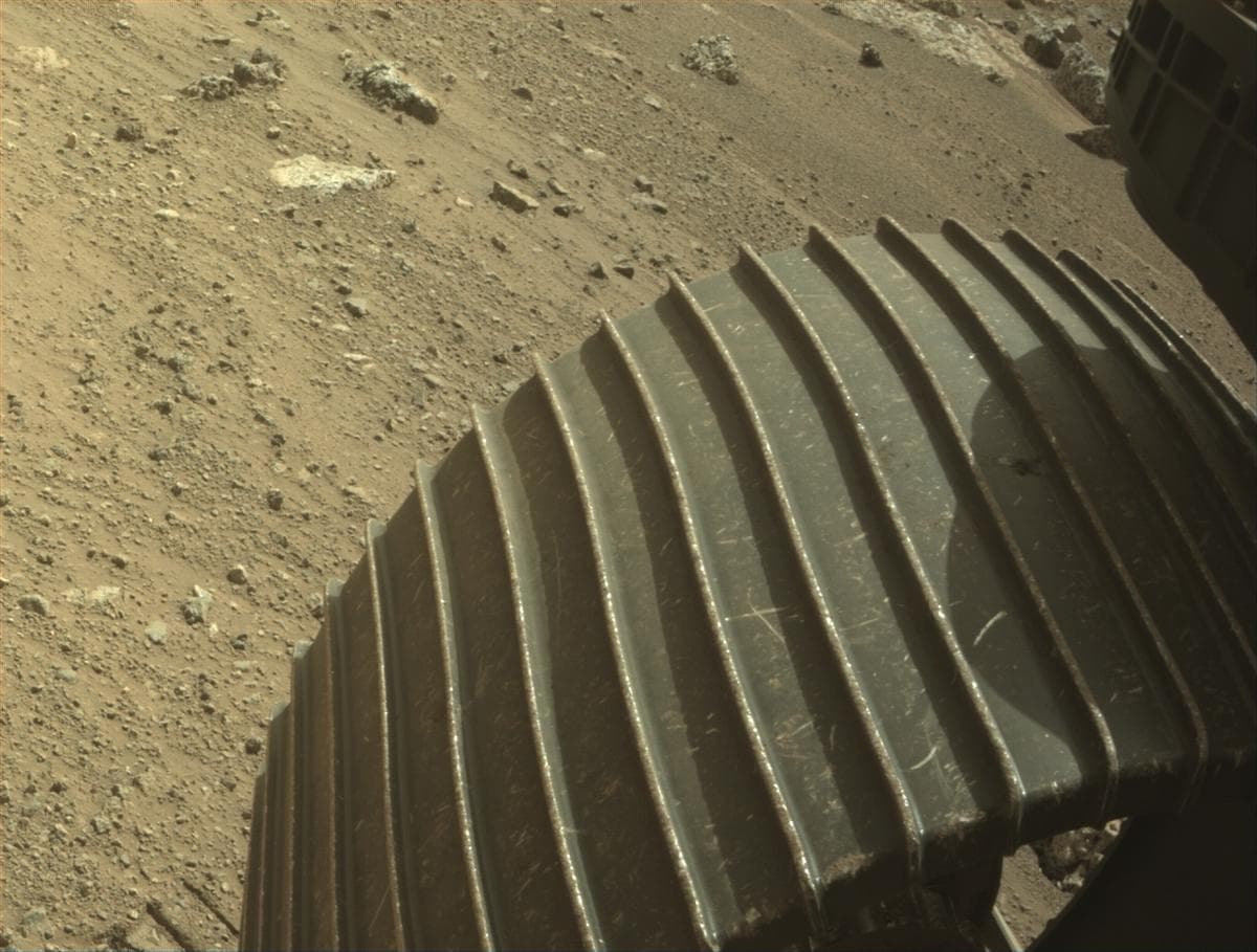 Mars image captured by FRONT_HAZCAM_RIGHT_A on Perseverance
