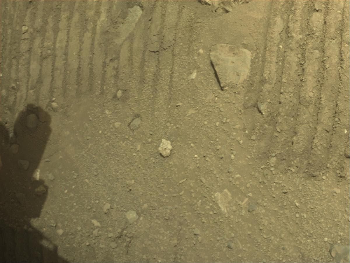 Mars image captured by FRONT_HAZCAM_RIGHT_A on Perseverance