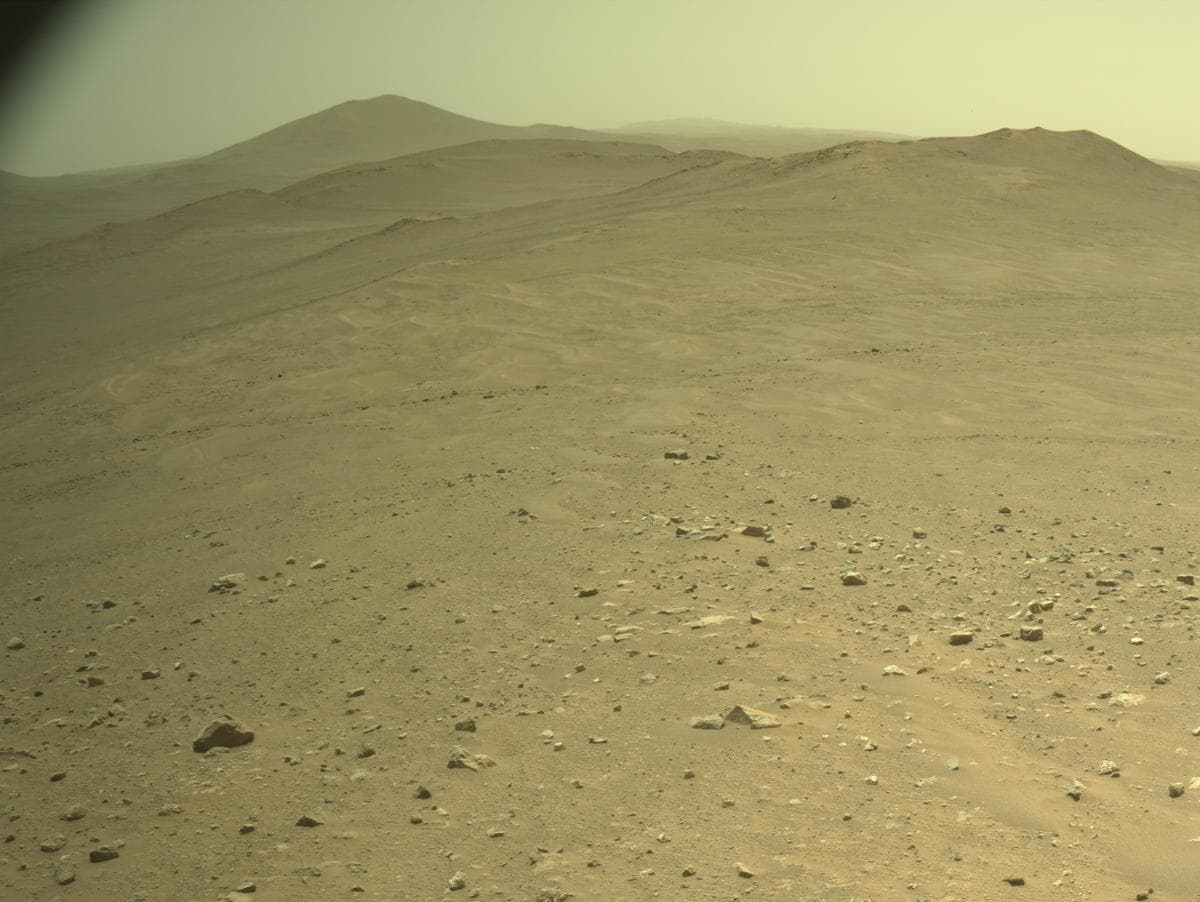 Mars image captured by NAVCAM_LEFT on Perseverance