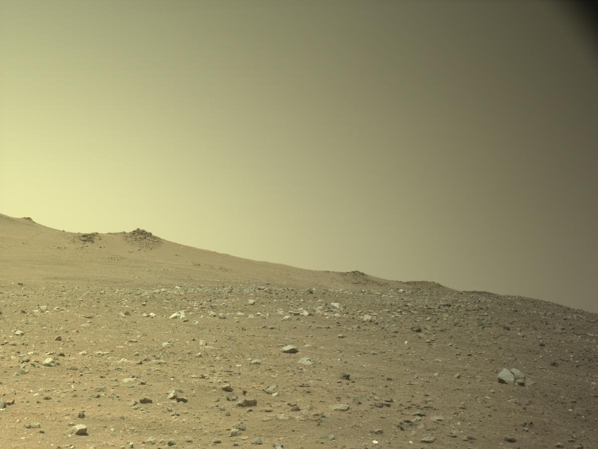 Mars image captured by NAVCAM_LEFT on Perseverance