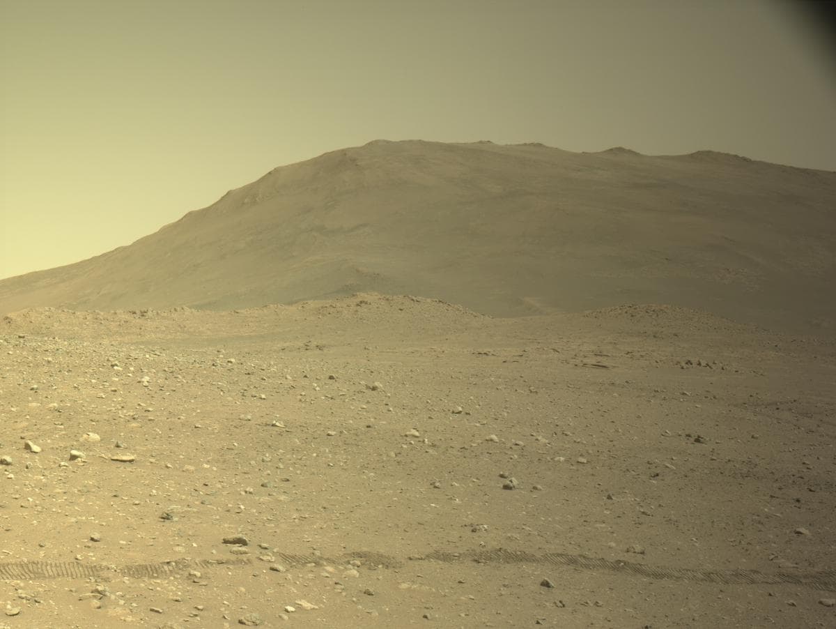 Mars image captured by NAVCAM_LEFT on Perseverance