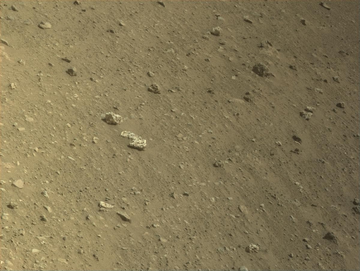 Mars image captured by NAVCAM_LEFT on Perseverance