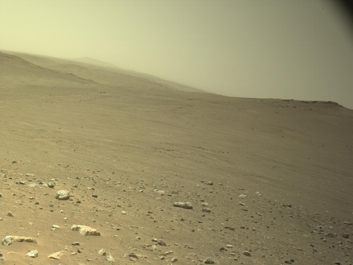 Mars image captured by NAVCAM_RIGHT on Perseverance