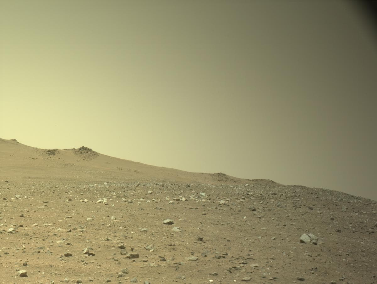Mars image captured by NAVCAM_RIGHT on Perseverance