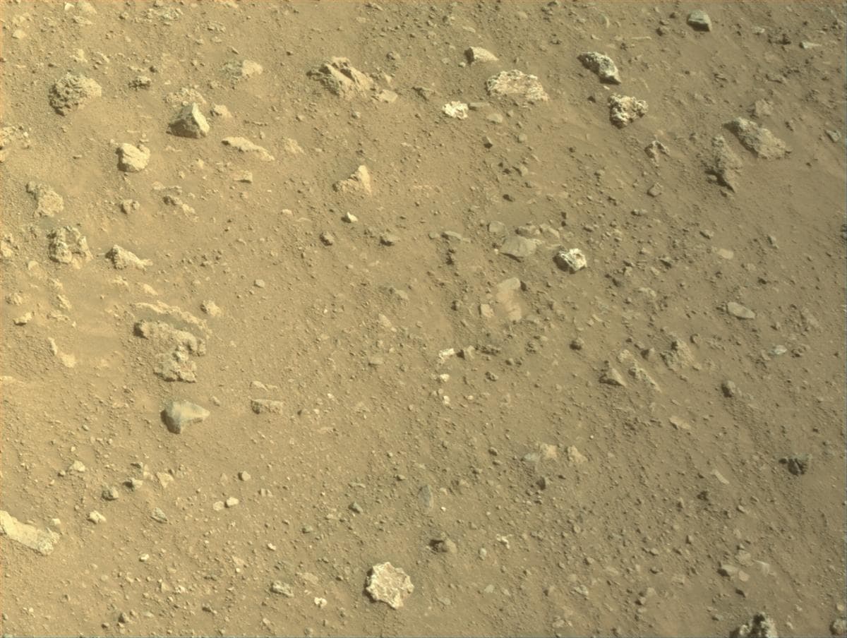 Mars image captured by NAVCAM_RIGHT on Perseverance