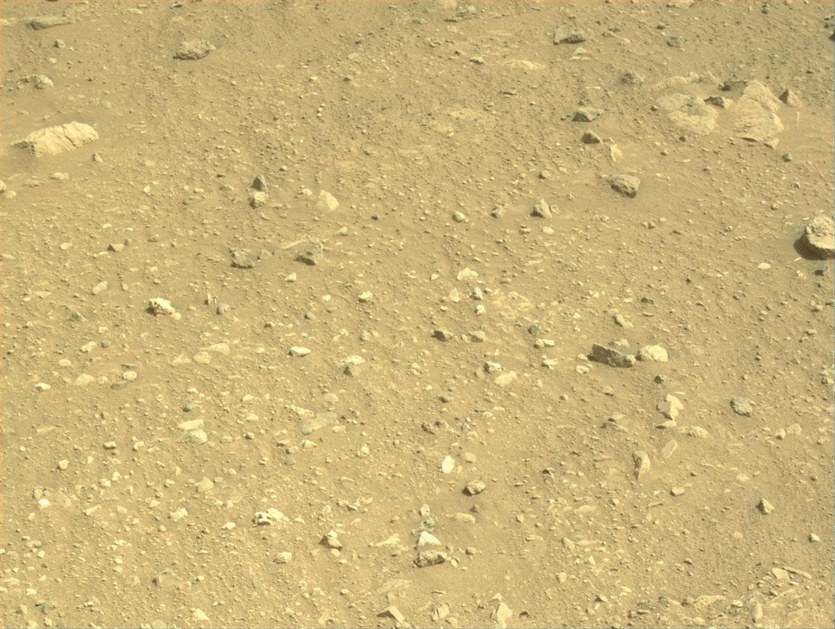 Mars image captured by NAVCAM_RIGHT on Perseverance