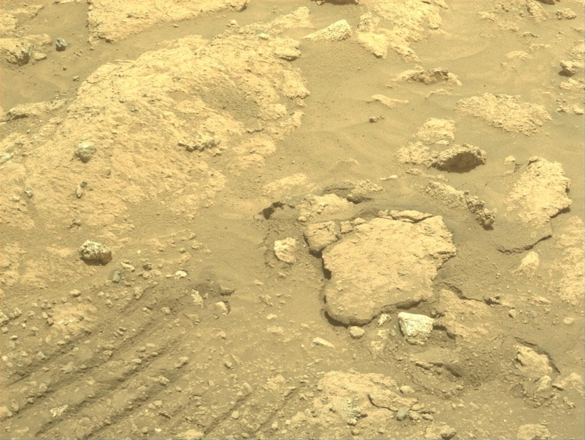 Mars image captured by FRONT_HAZCAM_RIGHT_A on Perseverance