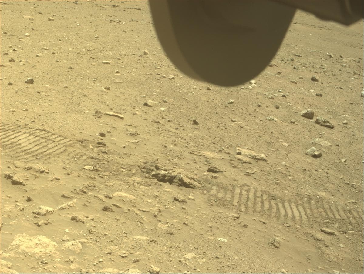 Mars image captured by FRONT_HAZCAM_RIGHT_A on Perseverance