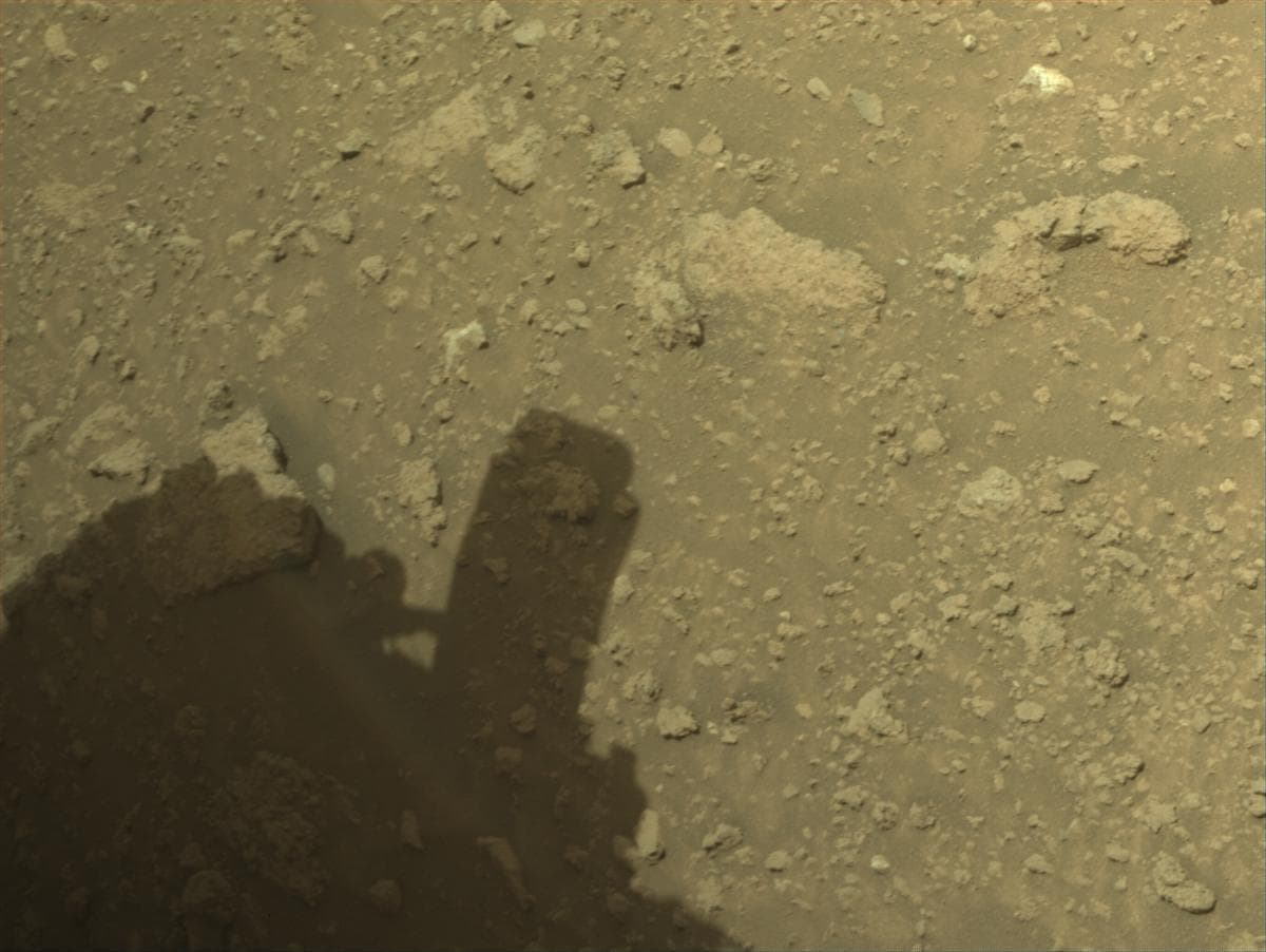 Mars image captured by FRONT_HAZCAM_RIGHT_A on Perseverance