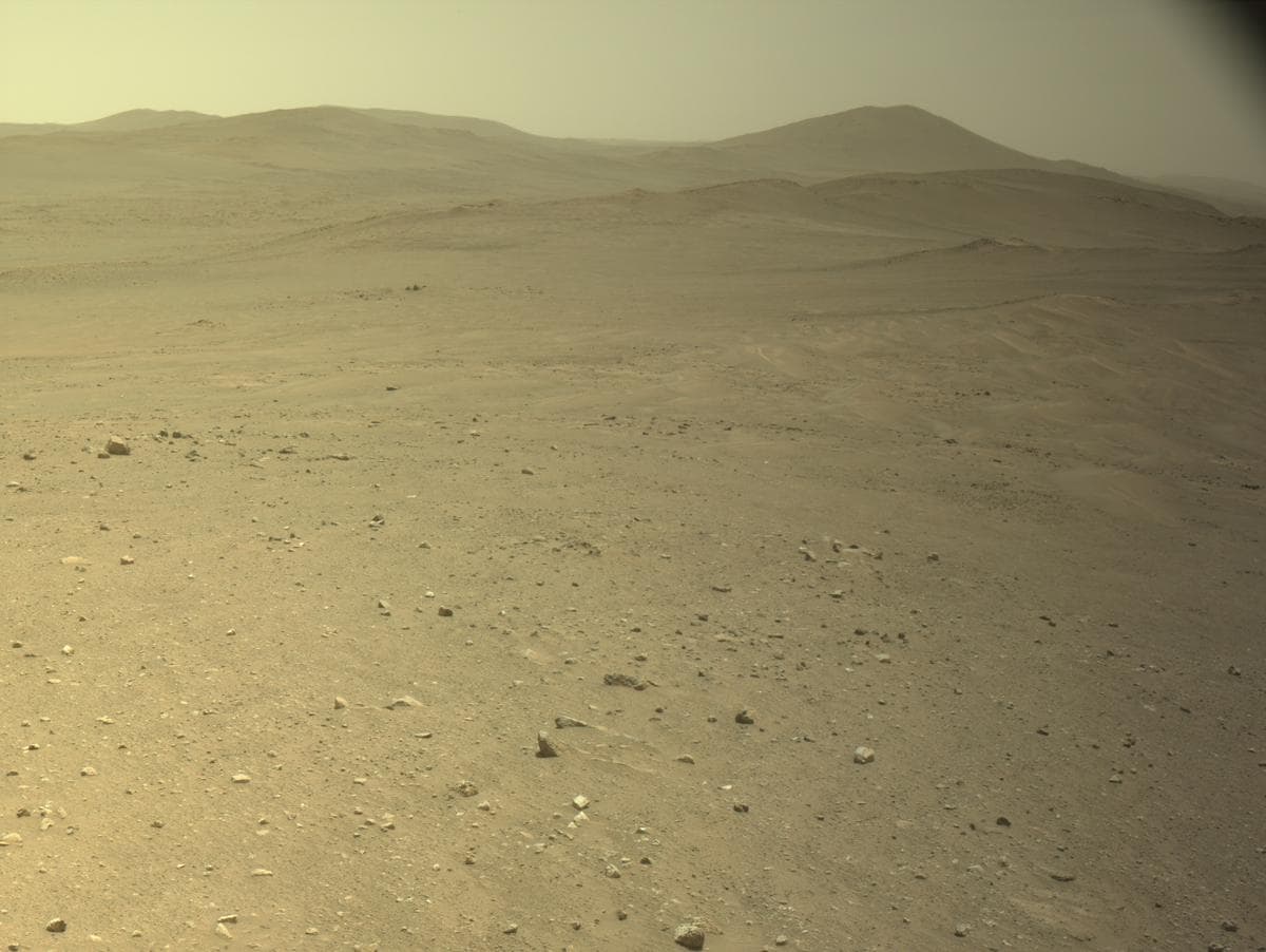 Mars image captured by NAVCAM_LEFT on Perseverance