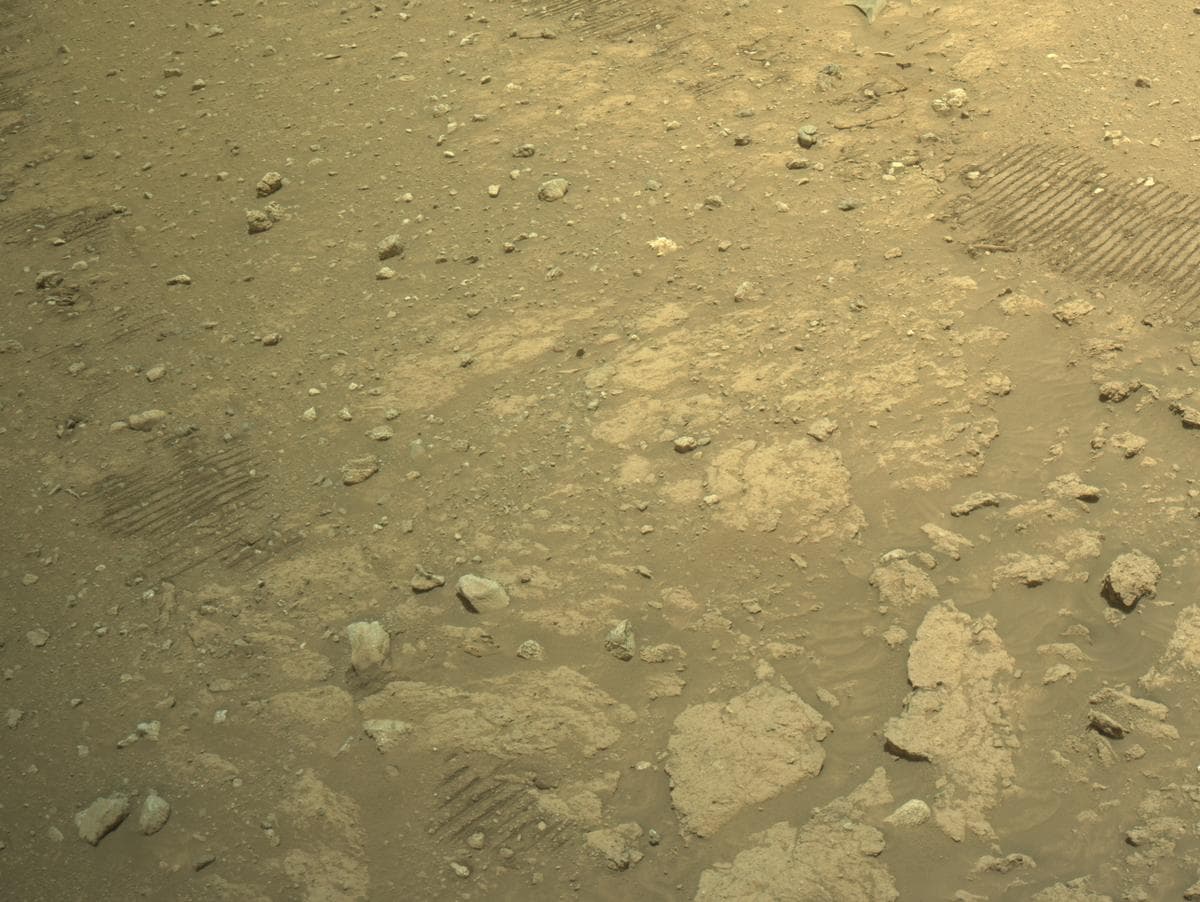Mars image captured by NAVCAM_LEFT on Perseverance