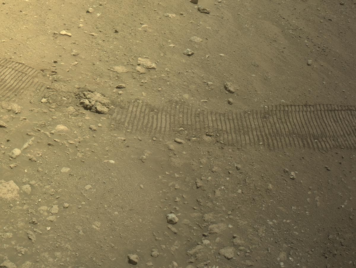 Mars image captured by NAVCAM_LEFT on Perseverance