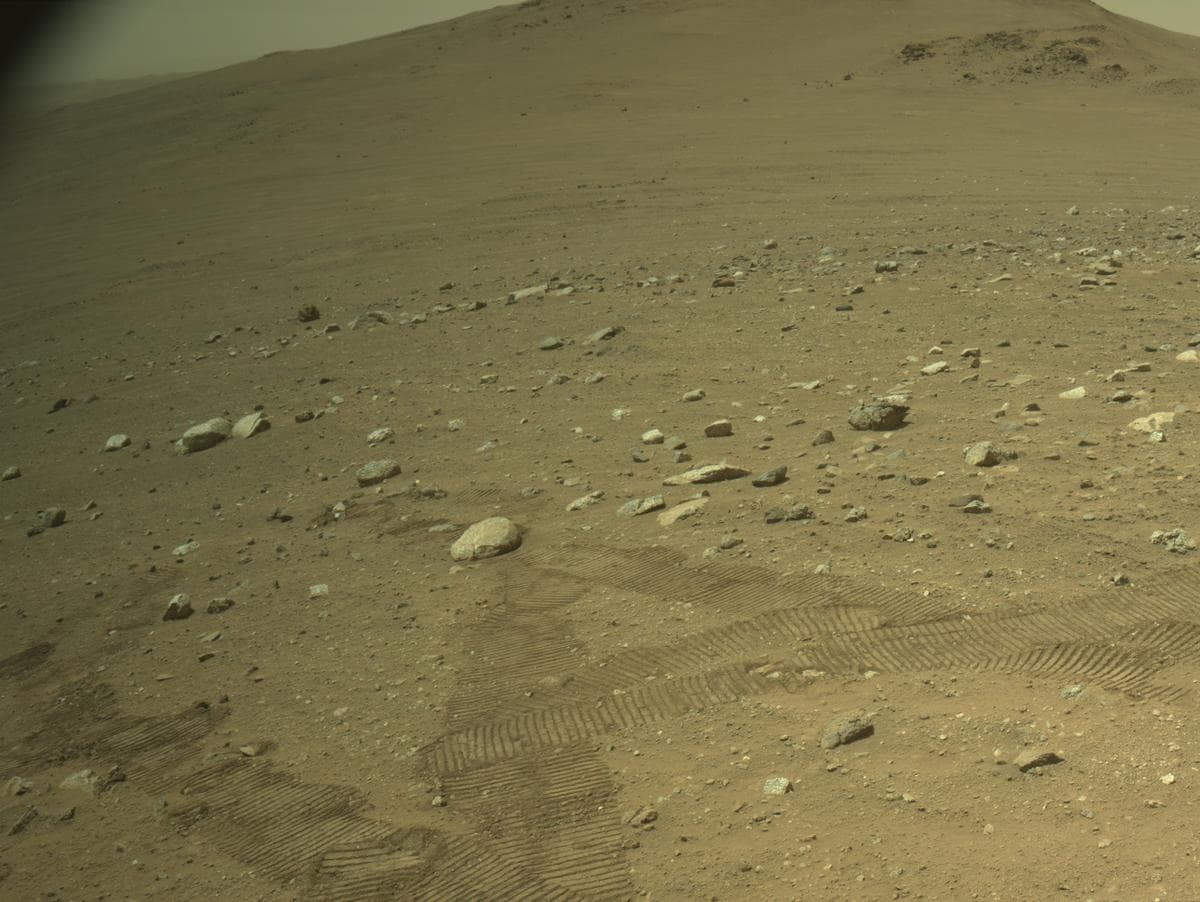 Mars image captured by NAVCAM_LEFT on Perseverance