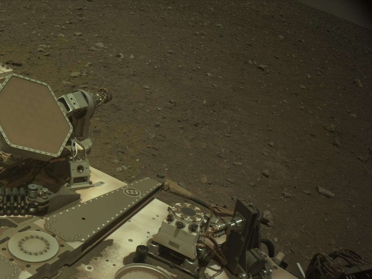 Mars image captured by NAVCAM_LEFT on Perseverance