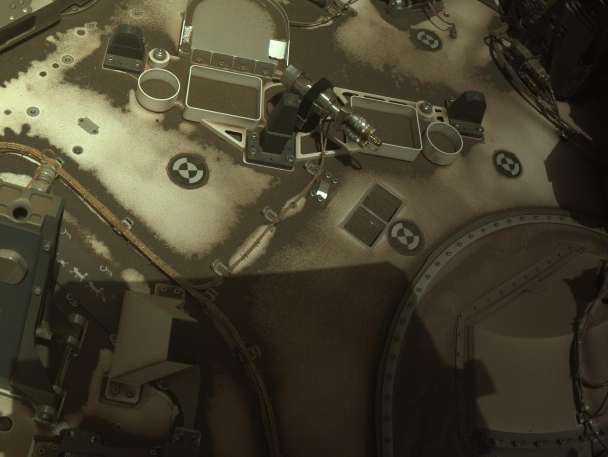 Mars image captured by NAVCAM_LEFT on Perseverance