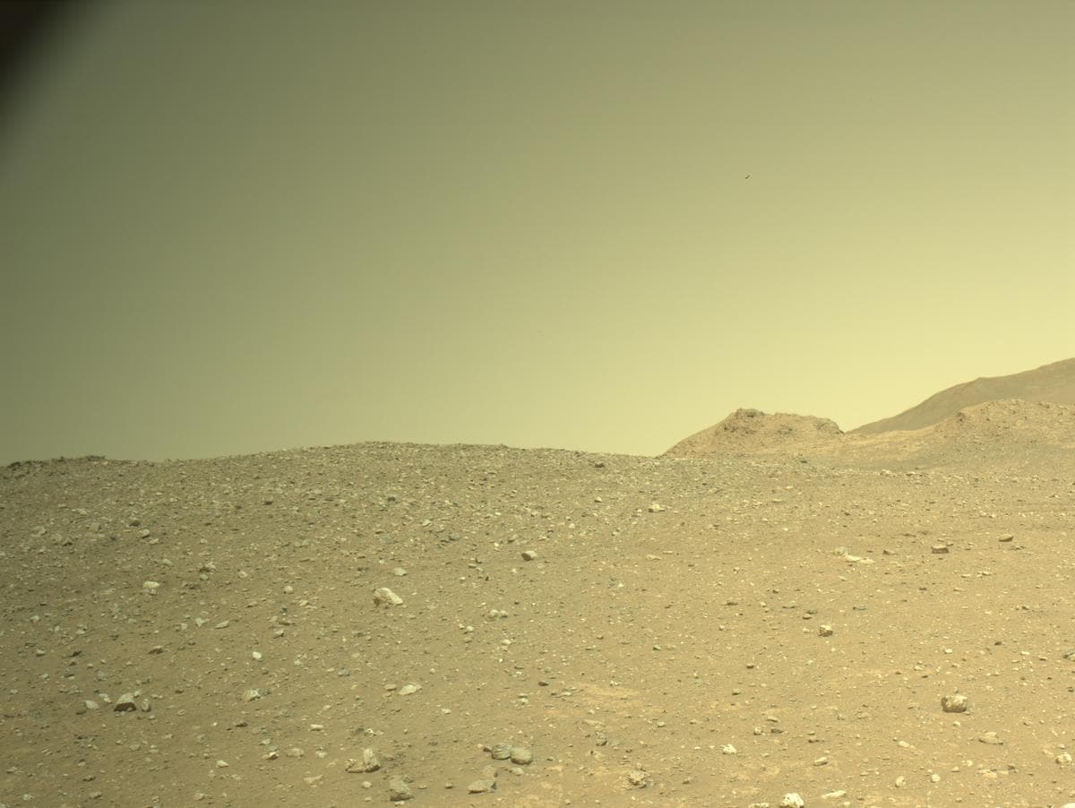 Mars image captured by NAVCAM_LEFT on Perseverance