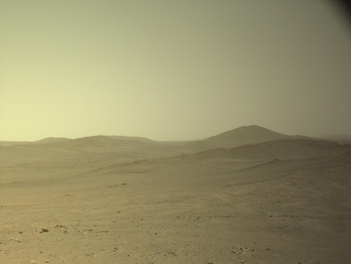 Mars image captured by NAVCAM_LEFT on Perseverance