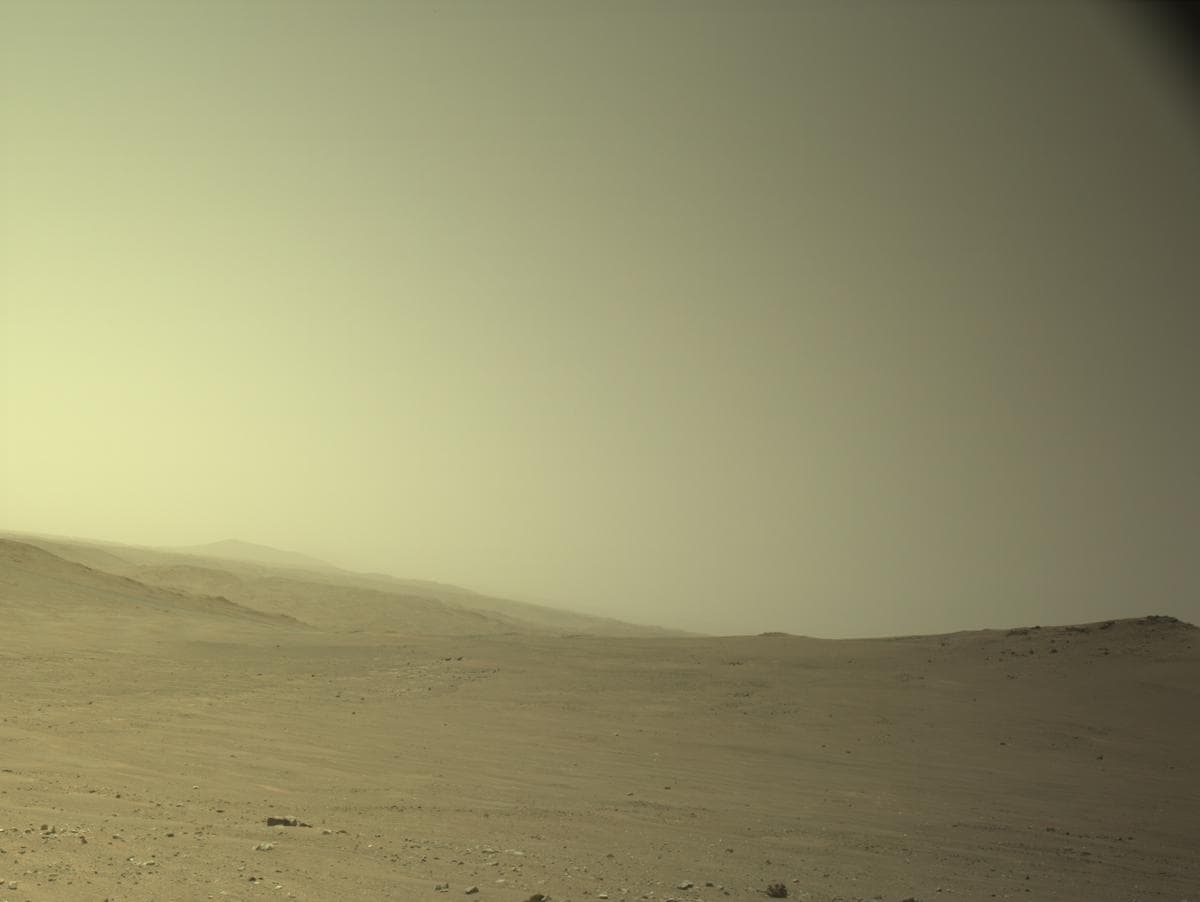 Mars image captured by NAVCAM_LEFT on Perseverance
