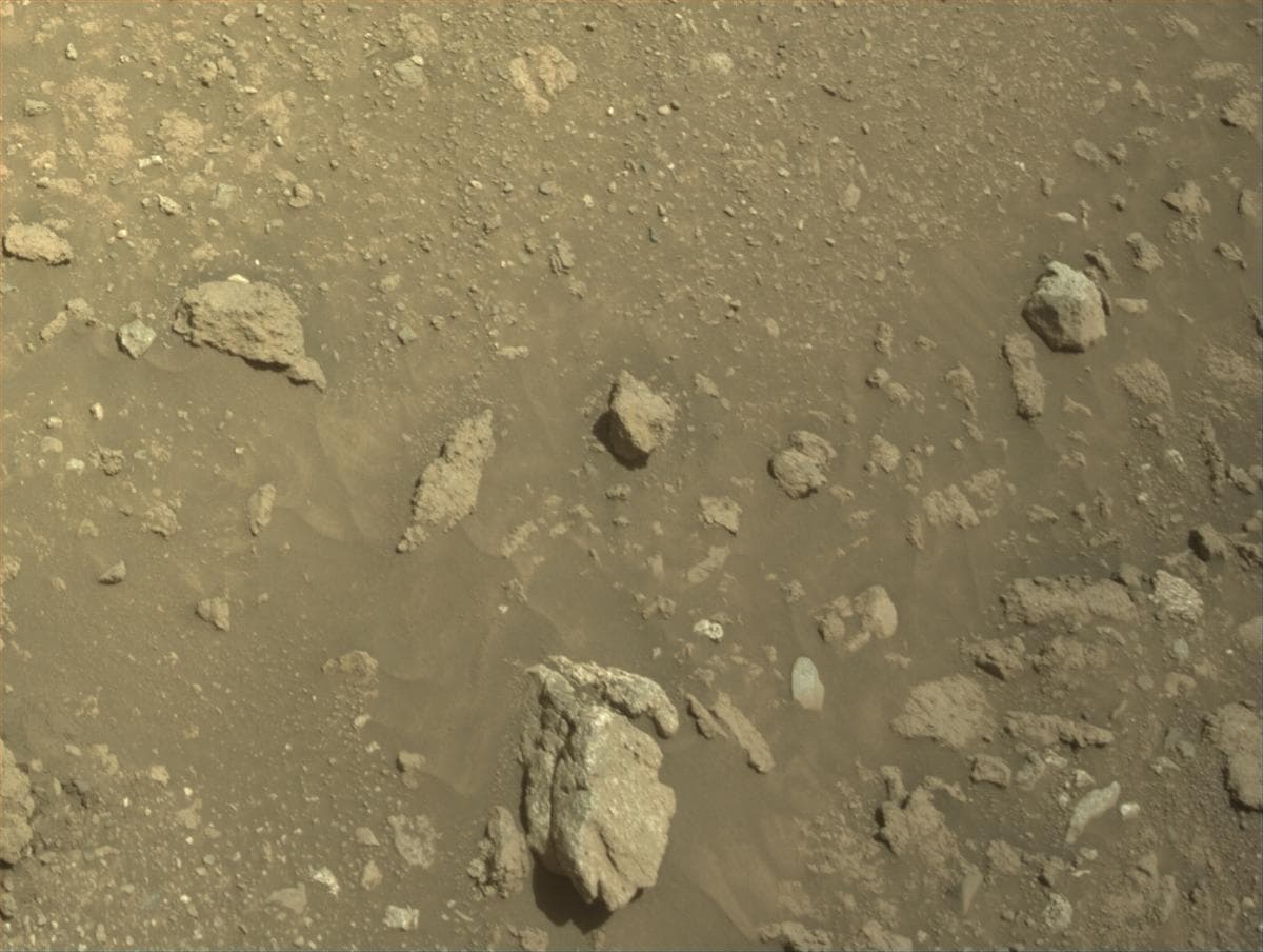 Mars image captured by NAVCAM_RIGHT on Perseverance