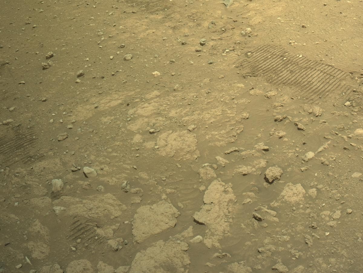 Mars image captured by NAVCAM_RIGHT on Perseverance