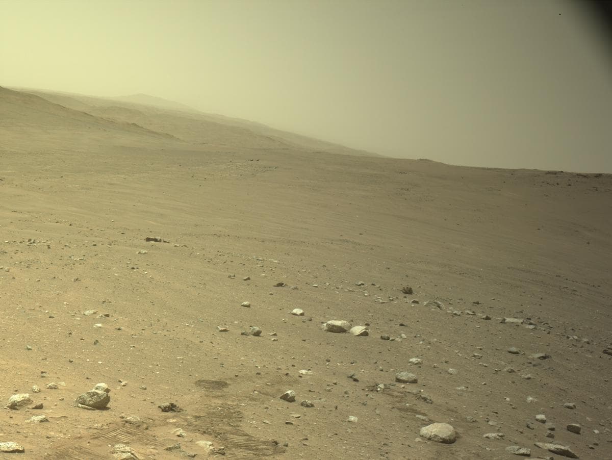 Mars image captured by NAVCAM_RIGHT on Perseverance