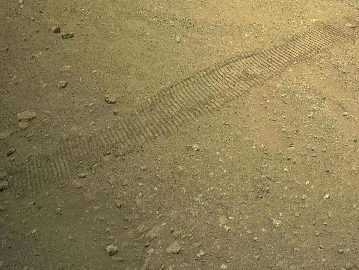 Mars image captured by NAVCAM_RIGHT on Perseverance