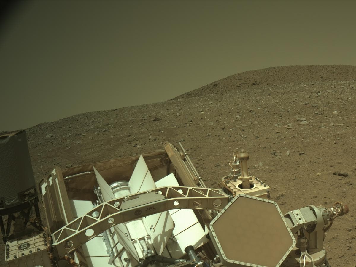Mars image captured by NAVCAM_RIGHT on Perseverance