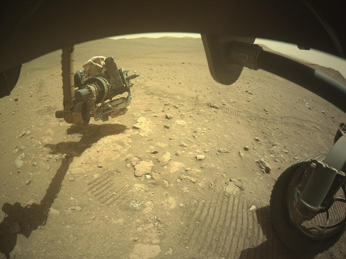 Mars image captured by FRONT_HAZCAM_RIGHT_A on Perseverance