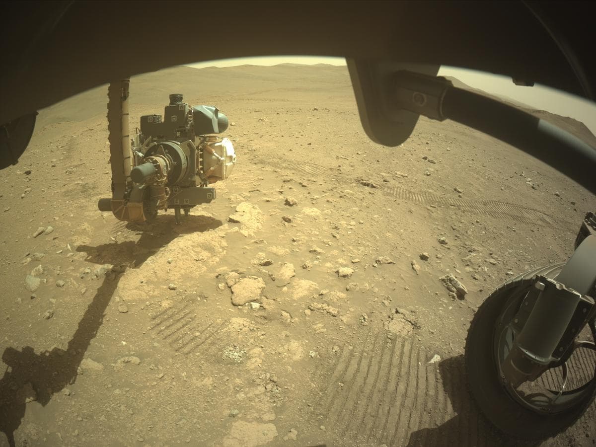 Mars image captured by FRONT_HAZCAM_RIGHT_A on Perseverance