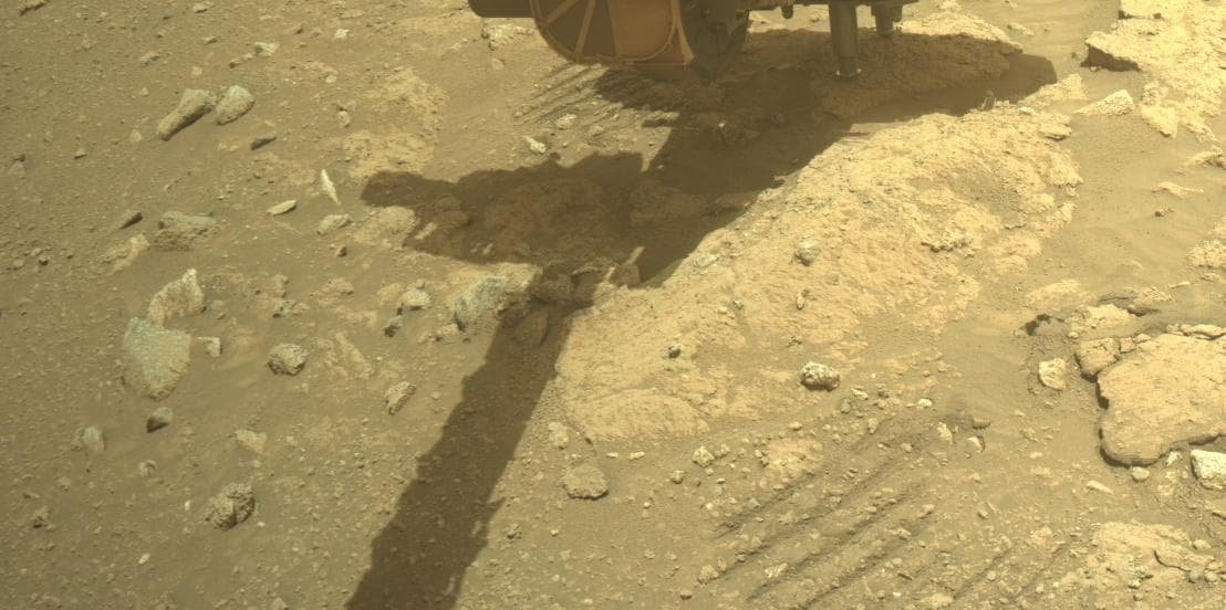 Mars image captured by FRONT_HAZCAM_RIGHT_A on Perseverance