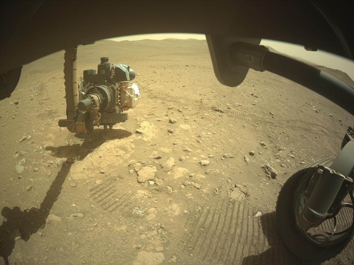 Mars image captured by FRONT_HAZCAM_RIGHT_A on Perseverance