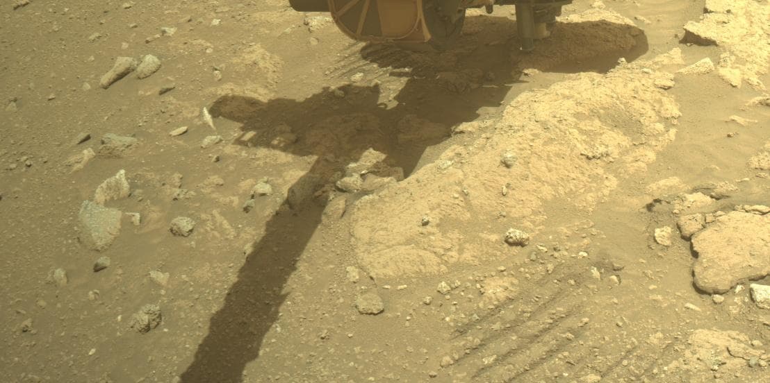 Mars image captured by FRONT_HAZCAM_RIGHT_A on Perseverance