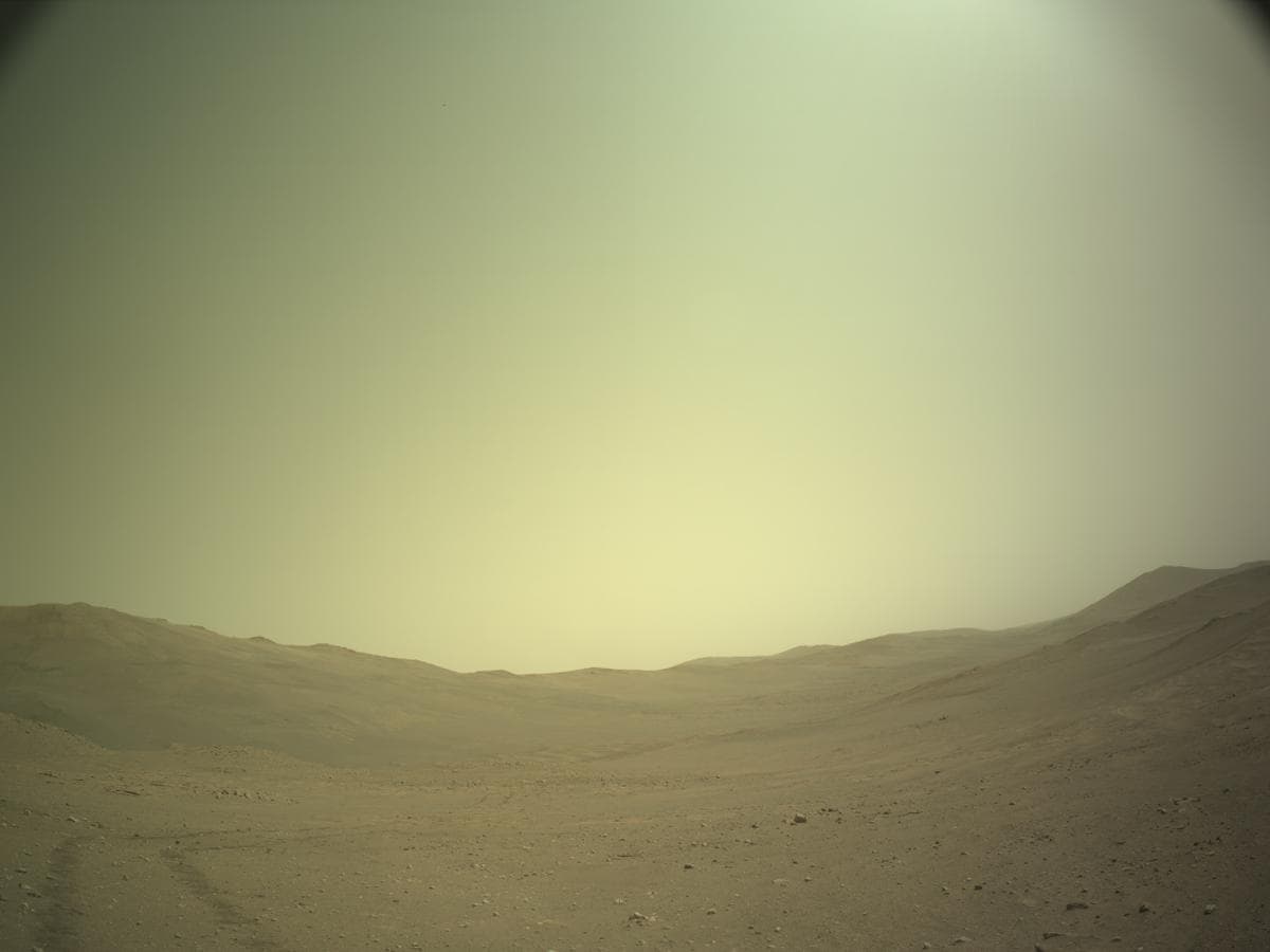 Mars image captured by NAVCAM_LEFT on Perseverance